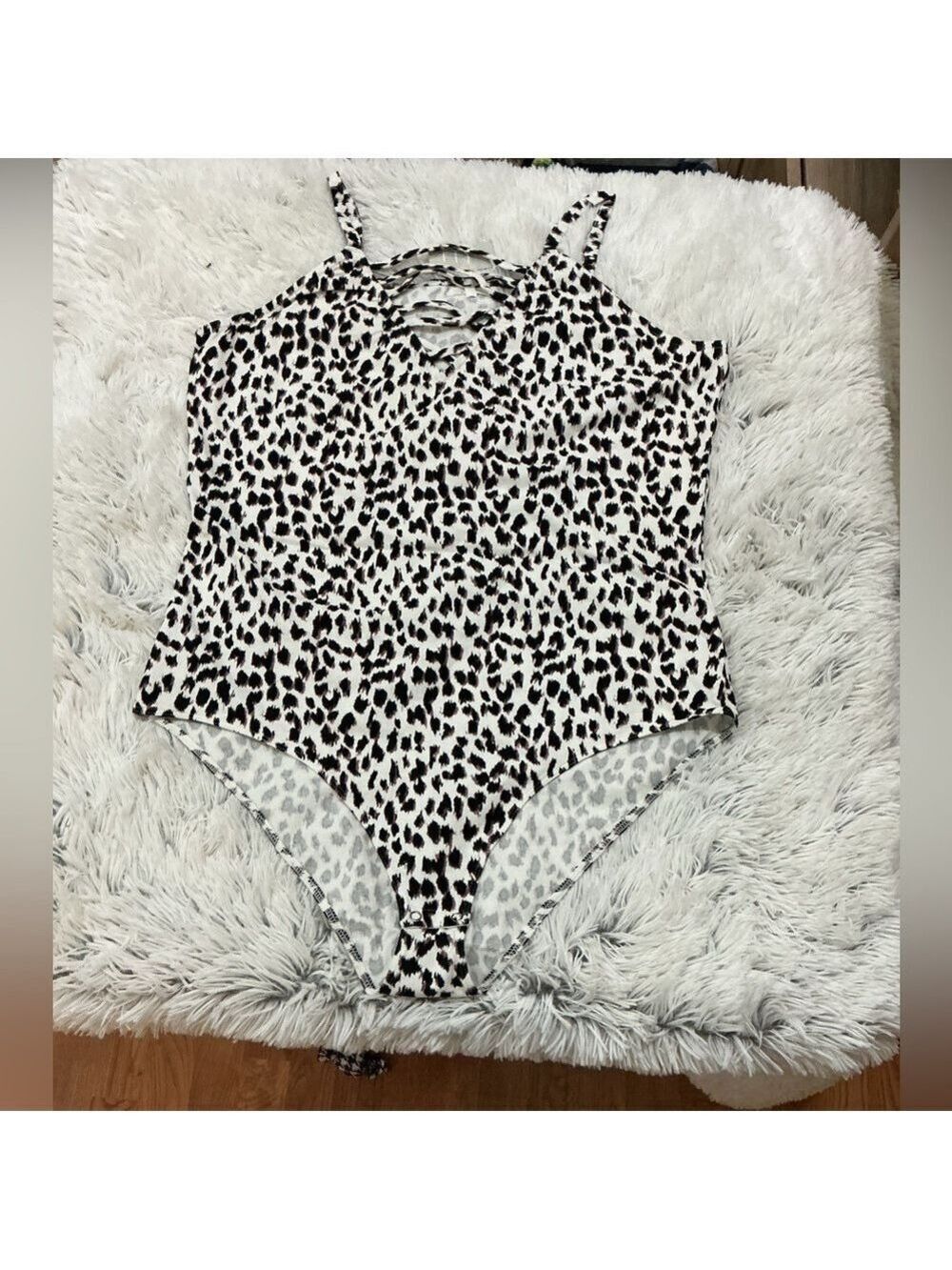 Maurice’s leopard print strappy bodysuit Woman’s size 1X - Picture 9 of 9
